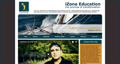 Desktop Screenshot of izone-edu.net